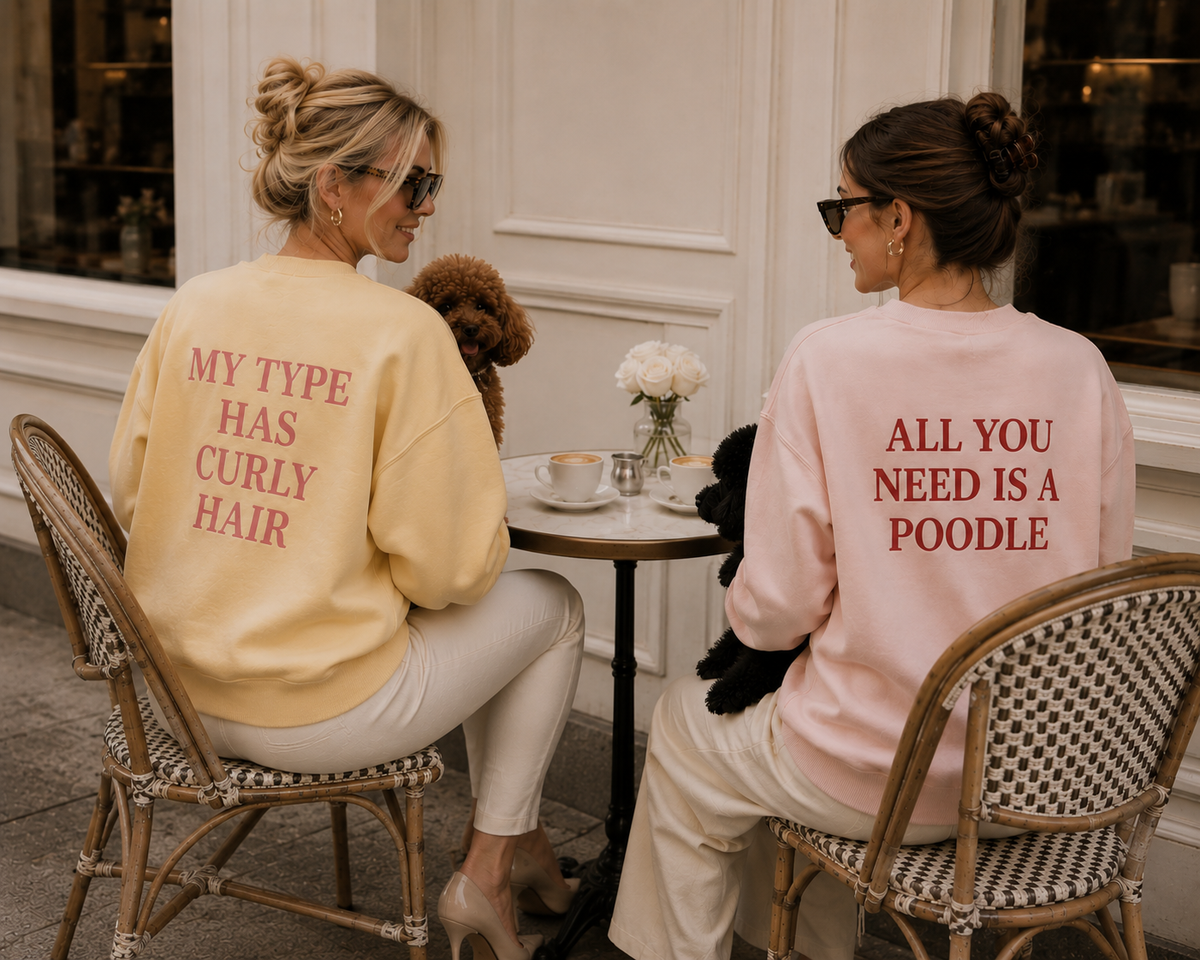 MY TYPE HAS CURLY HAIR | Sweatshirt – Damen