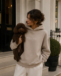 LE CLUB Hoodie - stone beige – Damen