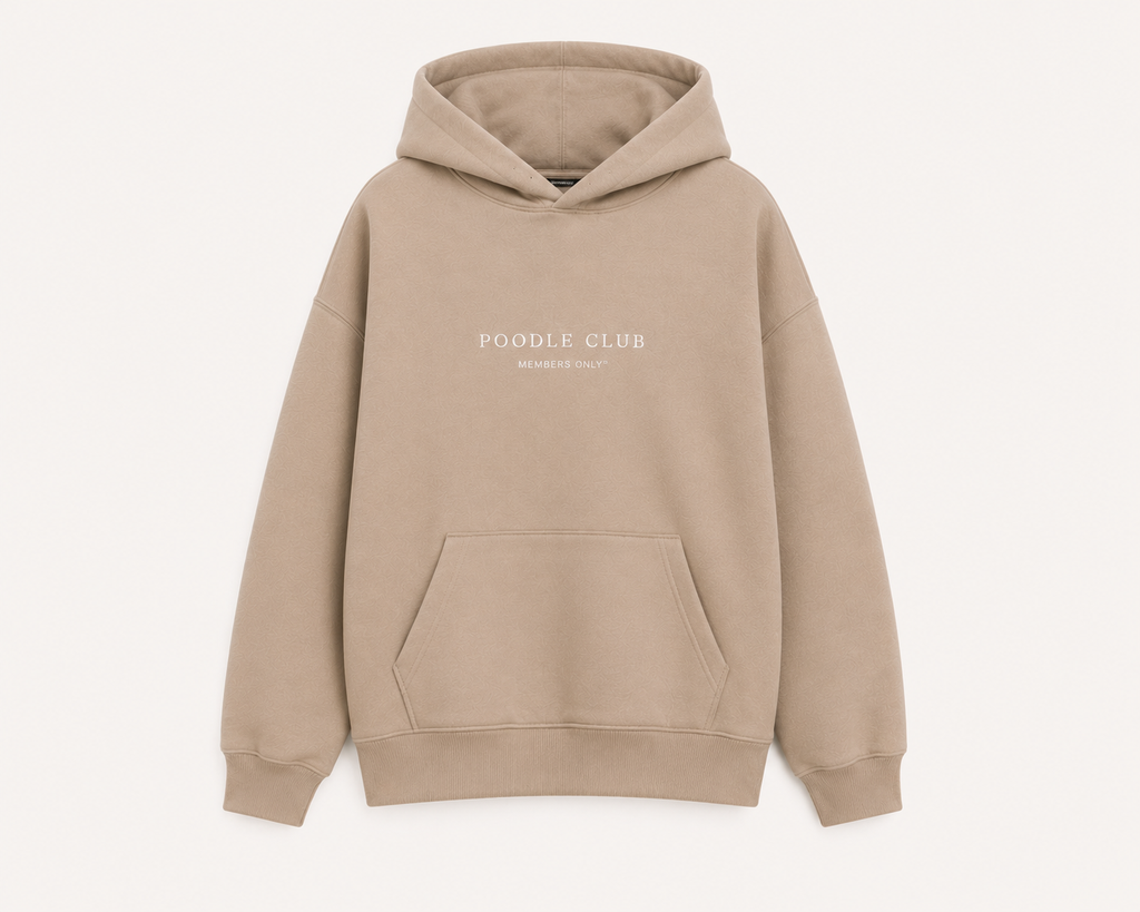 LE CLUB Hoodie - stone beige – Damen