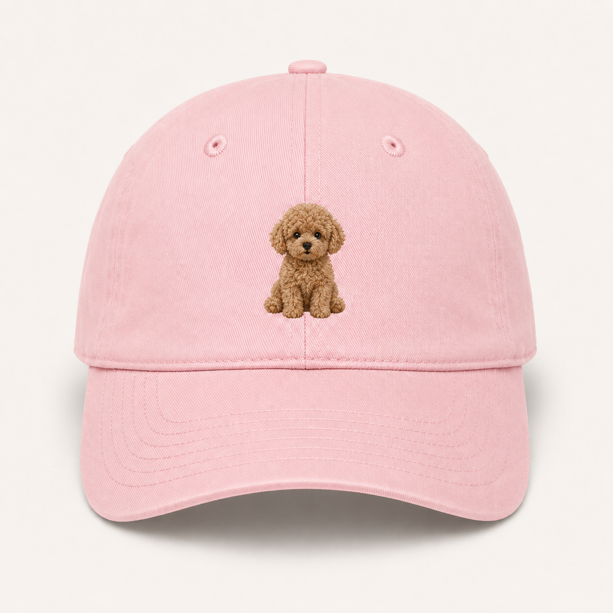 Poodle Club Cap Toy Poodle Rosa – Seitenansicht