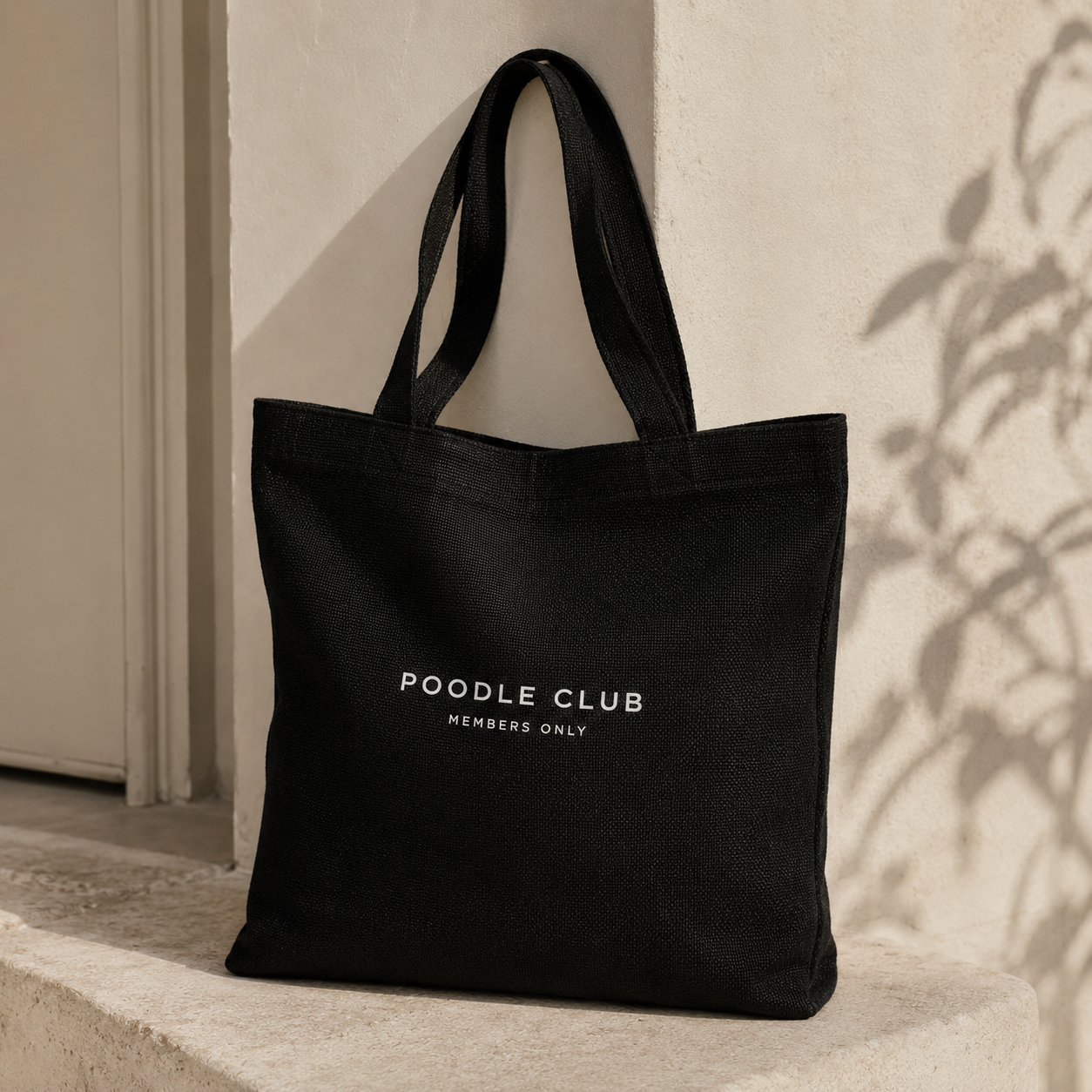 Poodle Club Bag – Tote Bag Shopper mit Poodle Club Detail